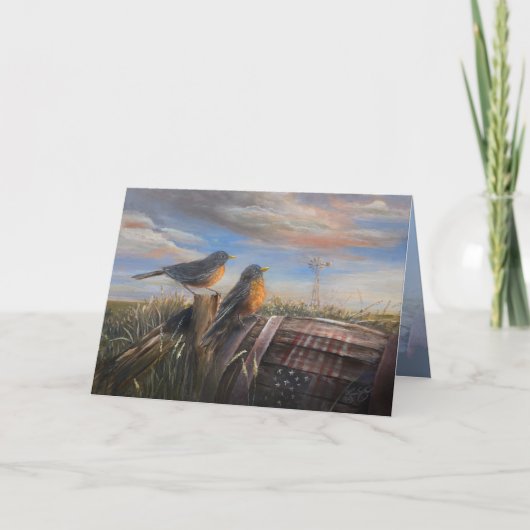 Robins 5 x 7" kaart (Voorkant)