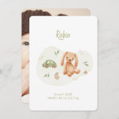 Robin's baantje kaart (Voorkant / Achterkant)