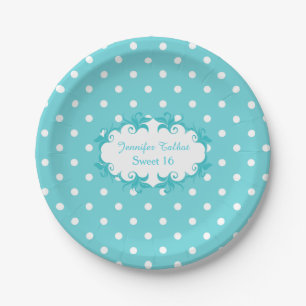  Robins Eg Blue Polka Dot Paper Bord