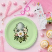  Robins Eg en Roos Pasen Papieren Bordje (Feest)