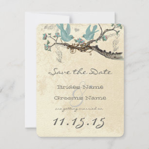Robin's Egg Blue  Birds Save the Date