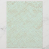 Robins Egg Blue Crown Swirl Flourish (Achterkant)
