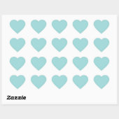 Robin's Egg Blue Decor Hart Sticker (Vel)
