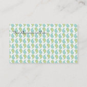  Robin's Egg Blue-deur Afsprakenkaartje (Achterkant)