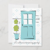  Robin's Egg Blue-deur Kaart (Voorkant)