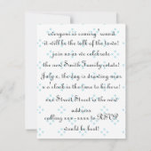  Robin's Egg Blue-deur Kaart (Achterkant)