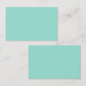 Robin's Egg Blue European Visitekaartje (Voorkant / Achterkant)
