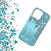 Robins Egg Blue Glitter Drivers Case-Mate iPhone Case