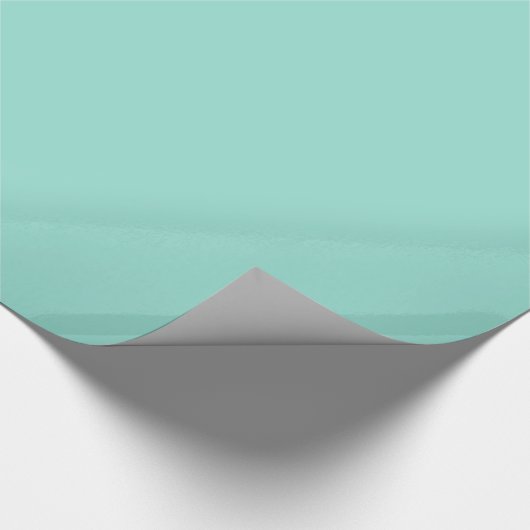 Robin's Egg Blue Glossy Wrapping Paper Cadeaupapier (Hoek)
