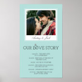 Robin's Egg Blue Huwelijksliefdesverhaal Poster (Voorkant)