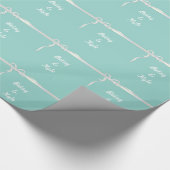 Robin's Egg Blue Jewelry Box Cadeaupapier (Hoek)