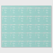 Robin's Egg Blue Jewelry Box Cadeaupapier (Vlak)