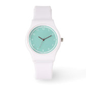 Robin's Egg Blue Jewelry Box Horloge (Voorkant)
