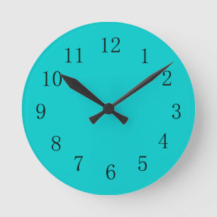 Robins Egg Blue Kitchen wandklok