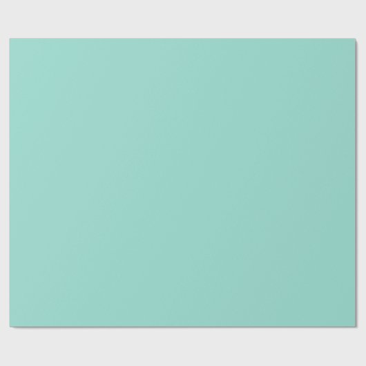 Robin's Egg Blue Matte Wrapping Paper Cadeaupapier (Vlak)