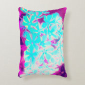 Robin's Egg Blue Peppermint Twist Phlox Flowers Accent Kussen (Voorkant(Verticaal))