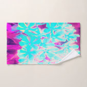 Robin's Egg Blue Peppermint Twist Phlox Flowers Bad Handdoek (Handdoek)