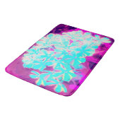 Robin's Egg Blue Peppermint Twist Phlox Flowers Badmat (Gekanteld)