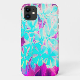 Robin's Egg Blue Peppermint Twist Phlox Flowers Case-Mate iPhone Case