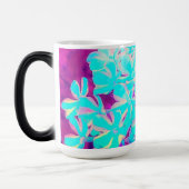 Robin's Egg Blue Peppermint Twist Phlox Flowers Magische Mok (Links)