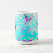 Robin's Egg Blue Peppermint Twist Phlox Flowers Magische Mok (Midden)