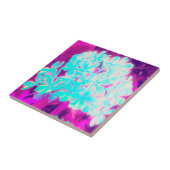 Robin's Egg Blue Peppermint Twist Phlox Flowers Tegeltje (Zijkant)