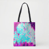 Robin's Egg Blue Peppermint Twist Phlox Flowers Tote Bag (Voorkant)
