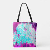 Robin's Egg Blue Peppermint Twist Phlox Flowers Tote Bag (Achterkant)
