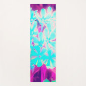 Robin's Egg Blue Peppermint Twist Phlox Flowers Yogamat (Voorkant)