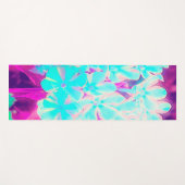 Robin's Egg Blue Peppermint Twist Phlox Flowers Yogamat (Voorkant (horizontaal))