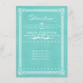 Robin's Egg Blue Poster Style Kaart (Voorkant)