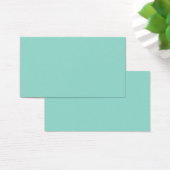 Robin's Egg Blue Profile Card Visitekaartje (Bureau)