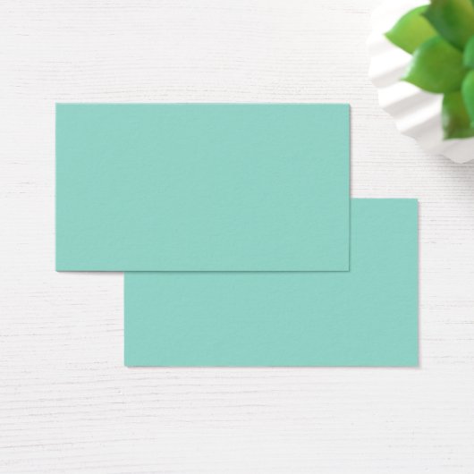 Robin's Egg Blue Profile Card Visitekaartje (Bureau)