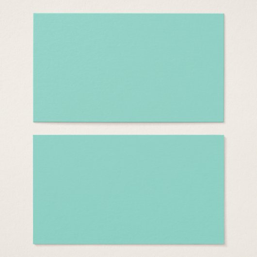 Robin's Egg Blue Profile Card Visitekaartje (Voorkant /achterkant)