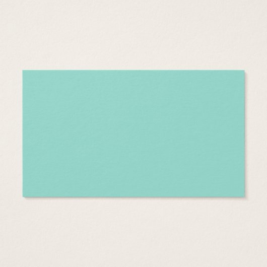 Robin's Egg Blue Profile Card Visitekaartje (Achterkant)