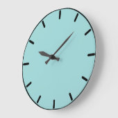 Robin's Egg Blue Round Wall klok (Hoek)