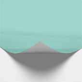Robin's Egg Blue Solid Color Cadeaupapier (Hoek)