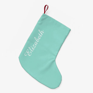 Robin's Egg Blue Solid Color Kleine Kerstsok