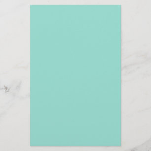 Robin's Egg Blue Solid Color past hem aan Briefpapier