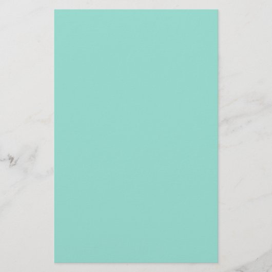 Robin's Egg Blue Solid Color past hem aan Briefpapier (Voorkant)