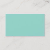 Robin's Egg Blue Solid Color Visitekaartje (Voorkant)