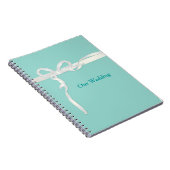 Robins Egg Blue Wedding Books Notitieboek (Rechterzijde)