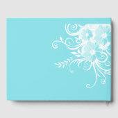 Robins Egg Blue Wedding Guest Book Gastenboek (Achterkant)