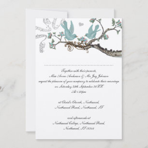  Robin's Egg Blue Wedding Invitations Kaart