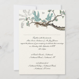  Robin's Egg Blue Wedding Invitations Kaart