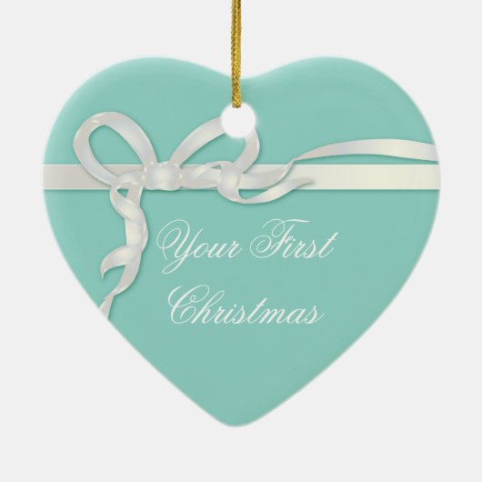 Robins Egg Custom Ornament (Achterkant)