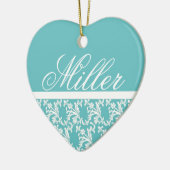 Robins Egg Monogram Ornament (Links)