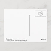 Robin's Egg Nest Blue Waterverf Briefkaart (Achterkant)