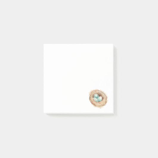 Robins Egg Nest Post merkt Kantoor Kitchen op Post-it® Notes (Voorkant)