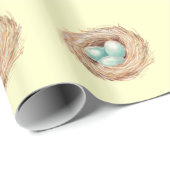 Robin's Egg Nest Wrapping Paper Cadeaupapier (Rol Hoek)